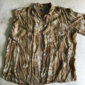 Men's Rayon Button-Down Shirt
